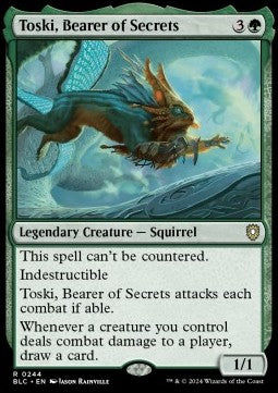 Toski, Bearer of Secrets⁣ - Commander: Bloomburrow⁣ (Rare)⁣ [244]