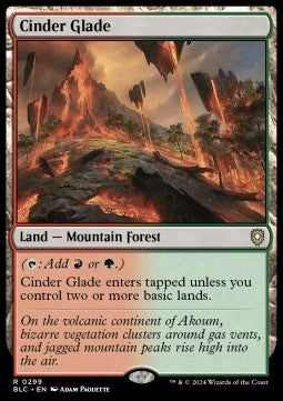Cinder Glade⁣ - Commander: Bloomburrow⁣ (Rare)⁣ [299]