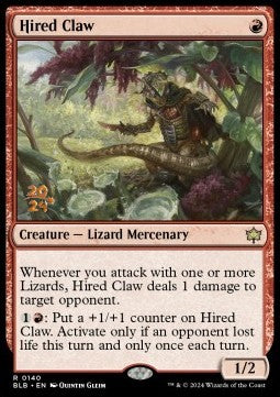 Hired Claw (V.1)⁣ - Bloomburrow: Promos⁣ (Rare)⁣ [140]