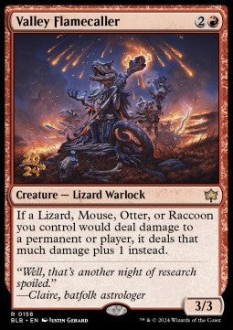 Valley Flamecaller (V.1)⁣ - Bloomburrow: Promos⁣ (Rare)⁣ [158]