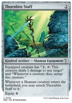 Thornbite Staff - Mystery Booster 2 (Uncommon) [MB2-99]