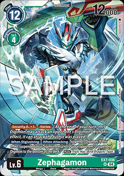 Zephagamon (EX7-036) (V.1)⁣ - Digimon Liberator⁣ (Super Rare)⁣ [036]