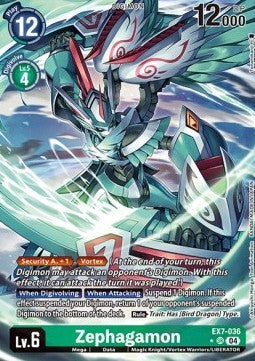 Zephagamon (EX7-036) (V.2)⁣ - Digimon Liberator⁣ (Alternative Art)⁣ [036]