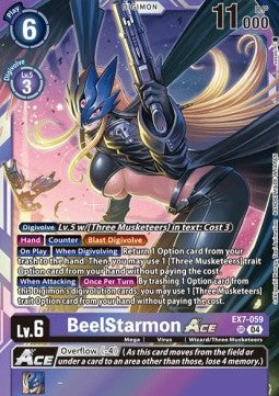 BeelStarmon Ace (EX7-059) (V.1)⁣ - Digimon Liberator⁣ (Super Rare)⁣ [059]