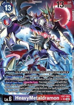 HeavyMetaldramon (EX7-062) (V.2)⁣ - Digimon Liberator⁣ (Alternative Art)⁣ [062]