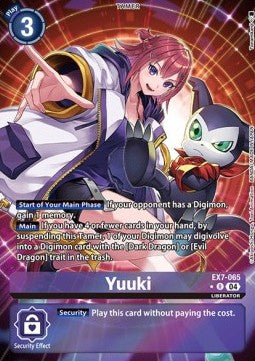 Yuuki (EX7-065) (V.2)⁣ - Digimon Liberator⁣ (Alternative Art)⁣ [065]