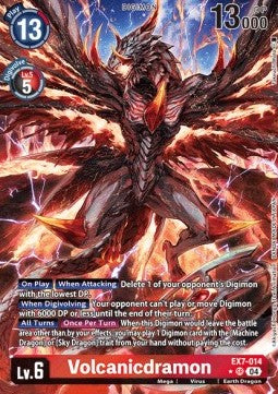 Volcanicdramon (EX7-014) (V.2)⁣ - Digimon Liberator⁣ (Alternative Art)⁣ [014]