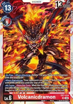 Volcanicdramon (EX7-014) (V.1)⁣ - Digimon Liberator⁣ (Super Rare)⁣ [014]