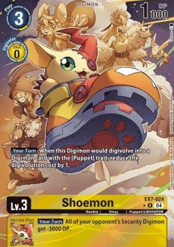 Shoemon (EX7-024) (V.2)⁣ - Digimon Liberator⁣ (Alternative Art)⁣ [024]