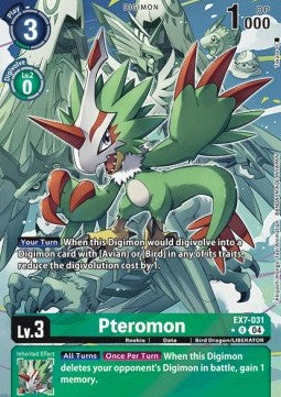 Pteromon (EX7-031) (V.2)⁣ - Digimon Liberator⁣ (Alternative Art)⁣ [031]