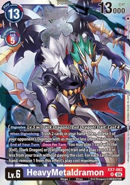 HeavyMetaldramon (EX7-062) (V.1)⁣ - Digimon Liberator⁣ (Super Rare)⁣ [062]