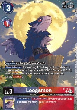 Loogamon (BT15-071)⁣ - Digimon Liberator⁣ (Alternative Art)⁣ [BT15-071]