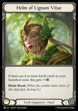 Helm of Lignum Vitae (Cold Foil)⁣ - Rosetta⁣ (Common)⁣ [029]
