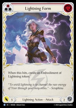 Lightning Form (Red) (Regular)⁣ - Rosetta⁣ (Rare)⁣ [082]