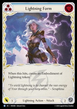 Lightning Form (Blue) (Regular)⁣ - Rosetta⁣ (Rare)⁣ [084]