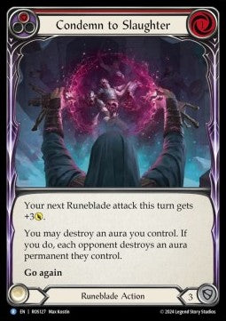 Condemn to Slaughter (Red) (Regular)⁣ - Rosetta⁣ (Rare)⁣ [127]