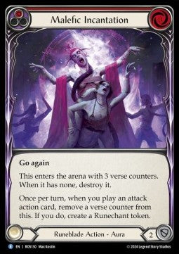 Malefic Incantation (Red) (Regular)⁣ - Rosetta⁣ (Rare)⁣ [130]
