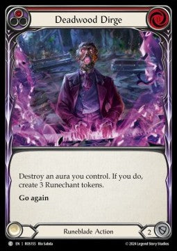 Deadwood Dirge (Red) (Regular)⁣ - Rosetta⁣ (Common)⁣ [155]