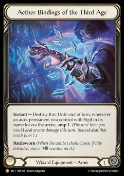 Aether Bindings of the Third Age (Cold Foil)⁣ - Rosetta⁣ (Legendary)⁣ [163]