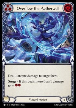 Overflow the Aetherwell (Blue) (Regular)⁣ - Rosetta⁣ (Common)⁣ [200]