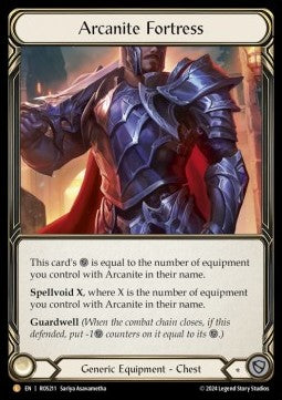 Arcanite Fortress (Rainbow Foil)⁣ - Rosetta⁣ (Legendary)⁣ [211]
