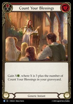Count Your Blessings (Red) (Regular)⁣ - Rosetta⁣ (Rare)⁣ [223]