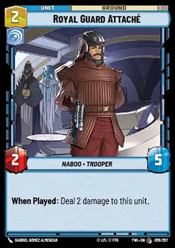 Royal Guard Attaché⁣ - Twilight of the Republic⁣ (Common)⁣ [059]