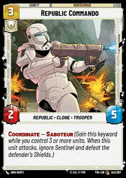 Republic Commando⁣ - Twilight of the Republic⁣ (Common)⁣ [243]