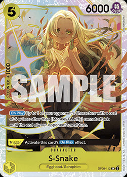 S-Snake (OP08-112) (V.1)⁣ - Two Legends⁣ (Super Rare)⁣ [112]