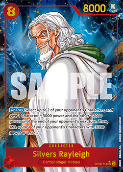 Silvers Rayleigh (OP08-118) (V.2)⁣ - Two Legends⁣ (Alternate Art)⁣ [118]