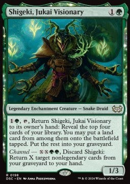 Shigeki, Jukai Visionary⁣ - Commander: Duskmourn: House of Horror⁣ (Rare)⁣ [198]