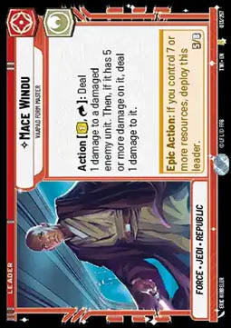 Mace Windu, Vaapad Form Master⁣ - Twilight of the Republic⁣ (Rare)⁣ [013]