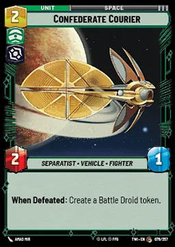 Confederate Courier⁣ - Twilight of the Republic⁣ (Common)⁣ [079]