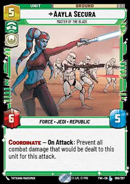 Aayla Secura, Master of the Blade⁣ - Twilight of the Republic⁣ (Legendary)⁣ [096]