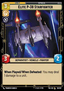 Elite P-38 Starfighter⁣ - Twilight of the Republic⁣ (Common)⁣ [181]