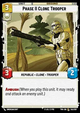 Phase II Clone Trooper⁣ - Twilight of the Republic⁣ (Common)⁣ [242]
