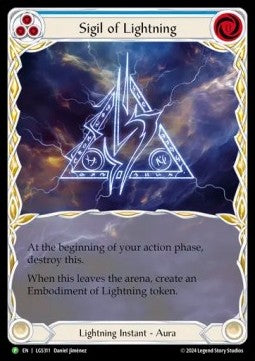 Sigil of Lightning (Extended Art Rainbow Foil) - LGS Promos (Promo) [LGS-311]