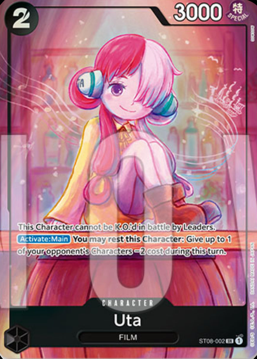 Uta (ST08-002) - Unnumbered Promos (Super Rare) [UP-ST08-002]