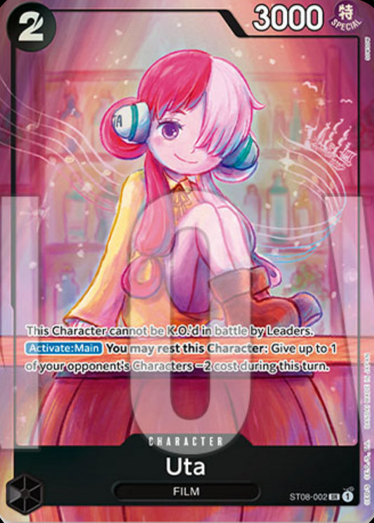 Uta (ST08-002) - Unnumbered Promos (Super Rare) [UP-ST08-002]