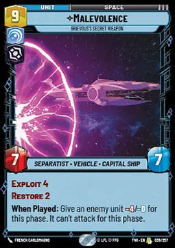 Malevolence, Grievous’s Secret Weapon⁣ - Twilight of the Republic⁣ (Rare)⁣ [039]