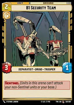 B1 Security Team⁣ - Twilight of the Republic⁣ (Common)⁣ [207]