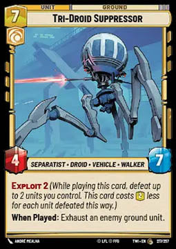 Tri-Droid Suppressor⁣ - Twilight of the Republic⁣ (Common)⁣ [217]