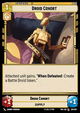 Droid Cohort⁣ - Twilight of the Republic⁣ (Common)⁣ [218]