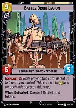 Battle Droid Legion⁣ - Twilight of the Republic⁣ (Uncommon)⁣ [235]