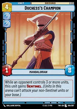 Duchess’s Champion⁣ - Twilight of the Republic⁣ (Uncommon)⁣ [054]