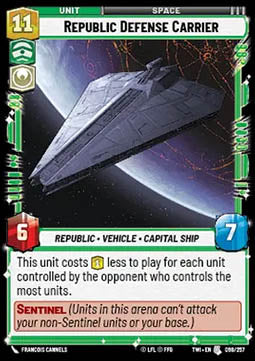 Republic Defense Carrier⁣ - Twilight of the Republic⁣ (Uncommon)⁣ [098]