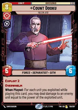 Count Dooku, Fallen Jedi⁣ - Twilight of the Republic⁣ (Rare)⁣ [138]