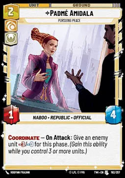 Padmé Amidala, Pursuing Peace⁣ - Twilight of the Republic⁣ (Uncommon)⁣ [192]