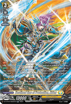 Destined One of Protection, Alden  (V.4 - Silver Rare) - Destined Showdown (Silver Rare) [DZ-BT04-SR22]