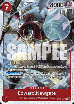 Edward.Newgate (ST15-002)⁣ - Starter Deck: Edward.Newgate⁣ (Super Rare)⁣ [002]